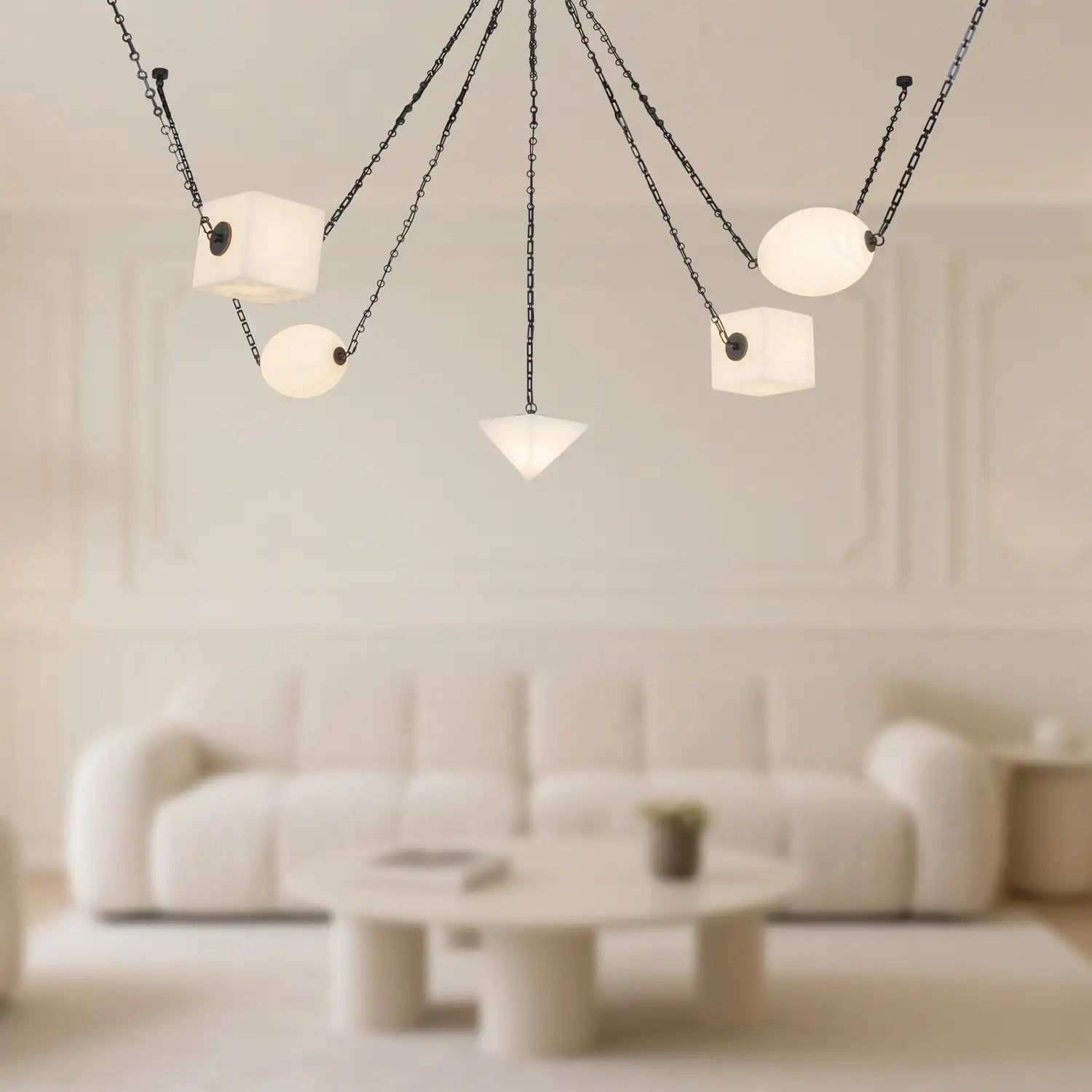 KUZCO LIGHTING INC, MINERAL CHANDELIERS, CHANDELIER LIGHT