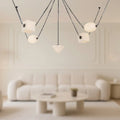 KUZCO LIGHTING INC, MINERAL CHANDELIERS, CHANDELIER LIGHT