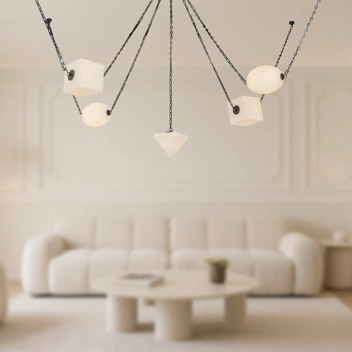 KUZCO LIGHTING INC, MINERAL CHANDELIERS, CHANDELIER LIGHT