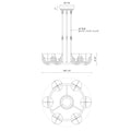 KUZCO LIGHTING INC, COLETTE CHANDELIERS, CHANDELIER LIGHT