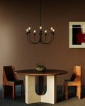 KUZCO LIGHTING INC, EMBER CHANDELIERS, CHANDELIER LIGHT