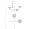 KUZCO LIGHTING INC, PIPER CHANDELIERS, CHANDELIER LIGHT