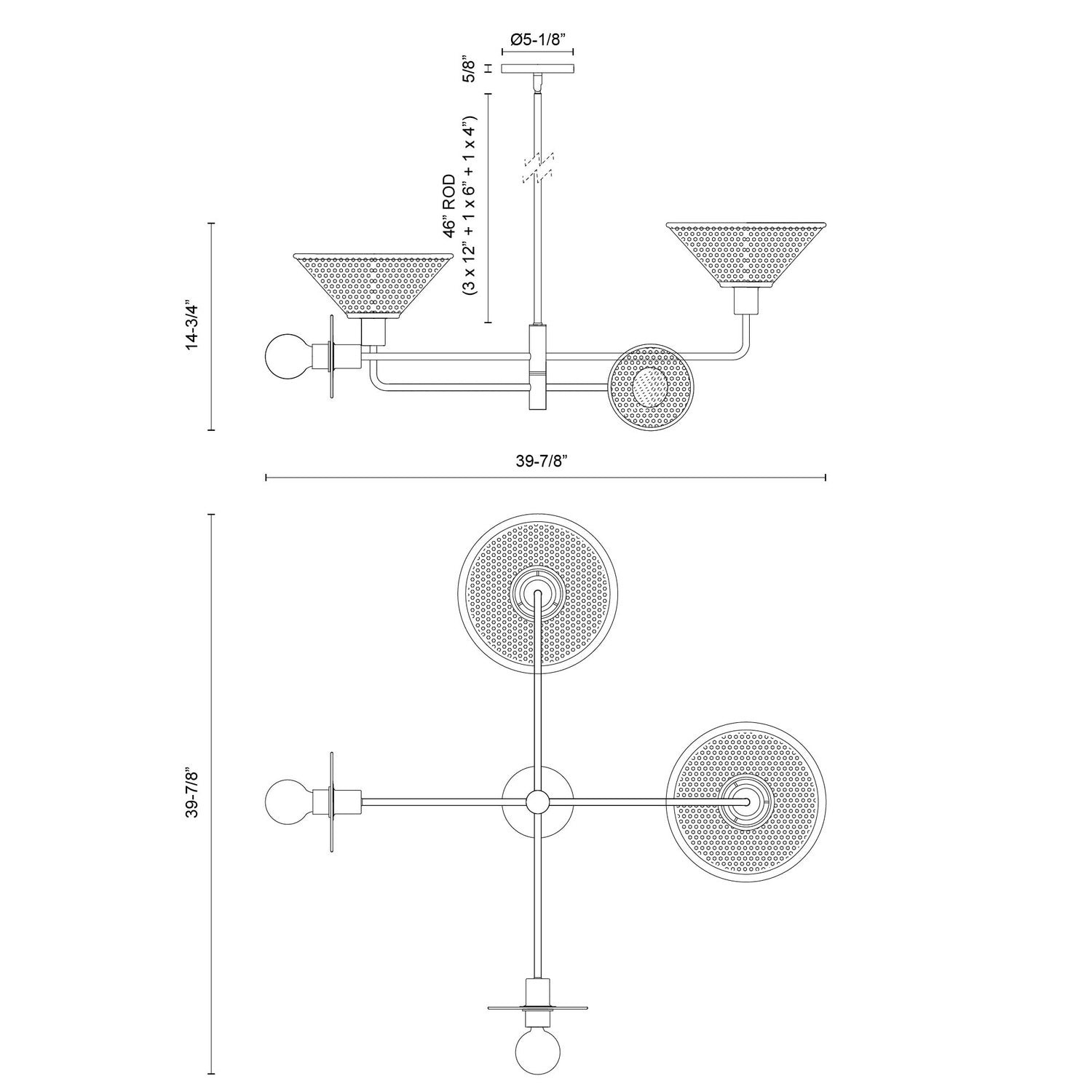 ALORA, PIPER CHANDELIERS, CHANDELIER LIGHT