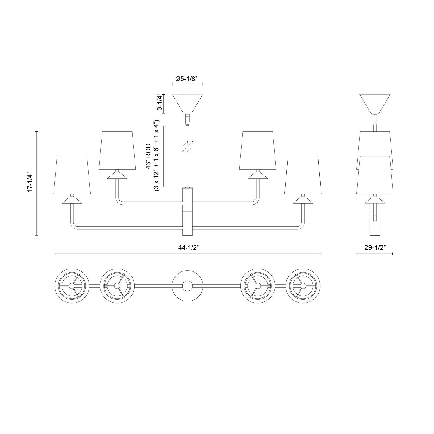KUZCO LIGHTING INC, BRIDGETTE CHANDELIERS, CHANDELIER LIGHT