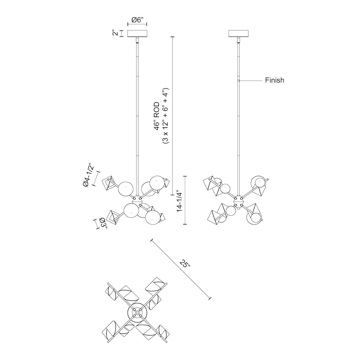 KUZCO LIGHTING INC, GEODE CHANDELIERS, CHANDELIER LIGHT