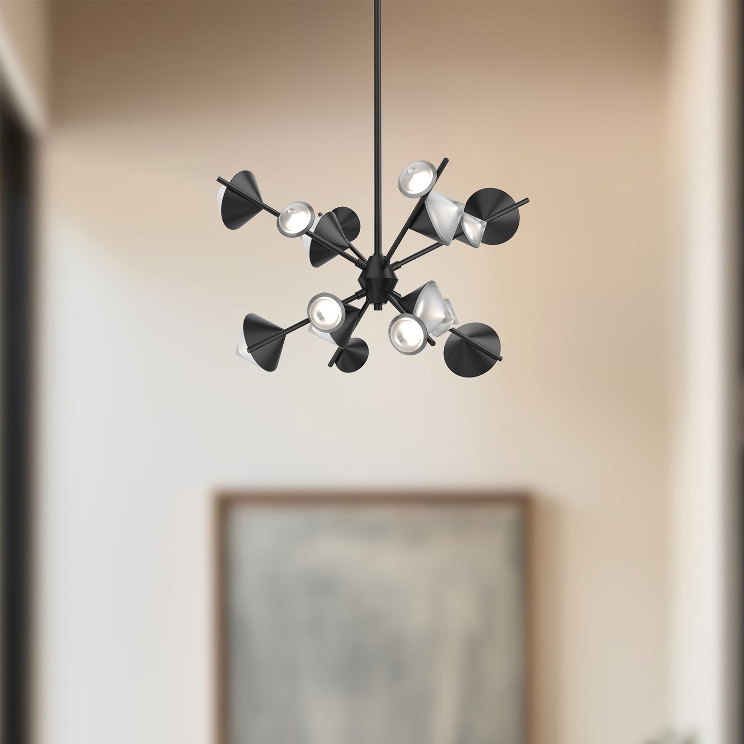 KUZCO LIGHTING INC, GEODE CHANDELIERS, CHANDELIER LIGHT