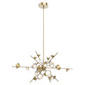 KUZCO LIGHTING INC, GEODE CHANDELIERS, CHANDELIER LIGHT