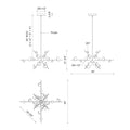 KUZCO LIGHTING INC, GEODE CHANDELIERS, CHANDELIER LIGHT