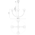 ALORA, SYLVIA CHANDELIERS, CHANDELIER LIGHT