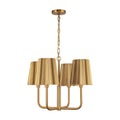 KUZCO LIGHTING INC, PLISSE CHANDELIERS, CHANDELIER LIGHT
