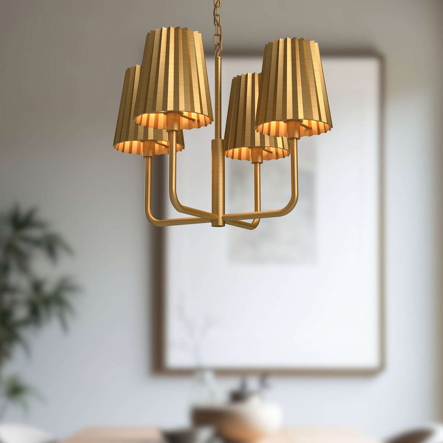 KUZCO LIGHTING INC, PLISSE CHANDELIERS, CHANDELIER LIGHT