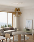 ALORA MOOD, PLISSE CHANDELIERS, CHANDELIER LIGHT