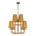 KUZCO LIGHTING INC, PLISSE CHANDELIERS, CHANDELIER LIGHT