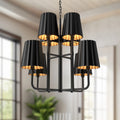 KUZCO LIGHTING INC, PLISSE CHANDELIERS, CHANDELIER LIGHT