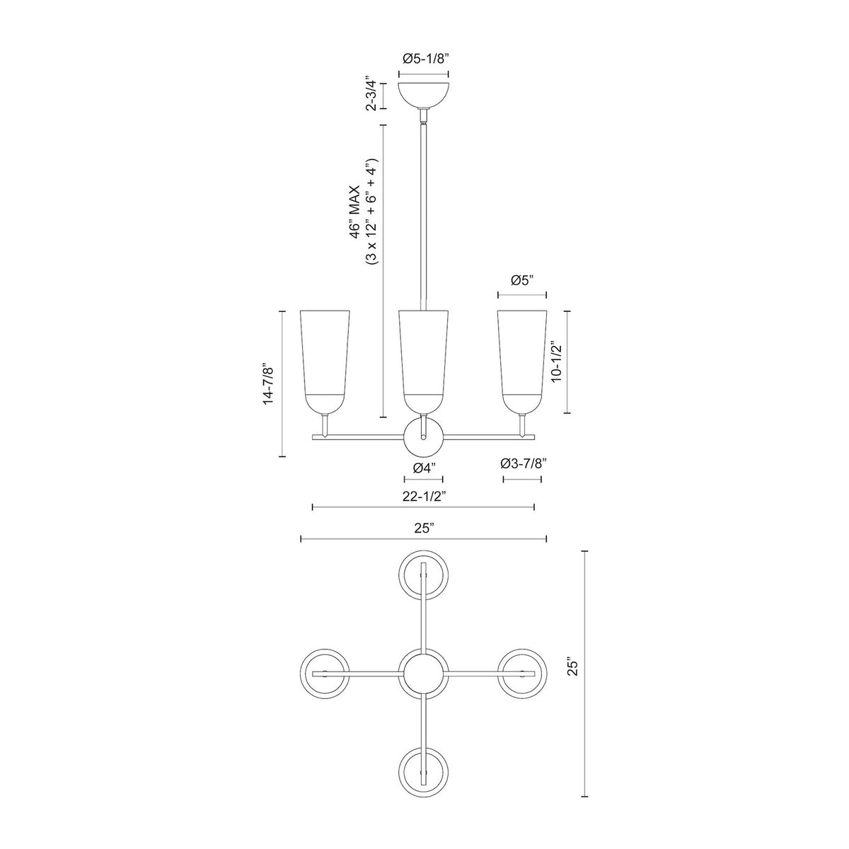 ALORA, EMIL CHANDELIERS, CHANDELIER LIGHT