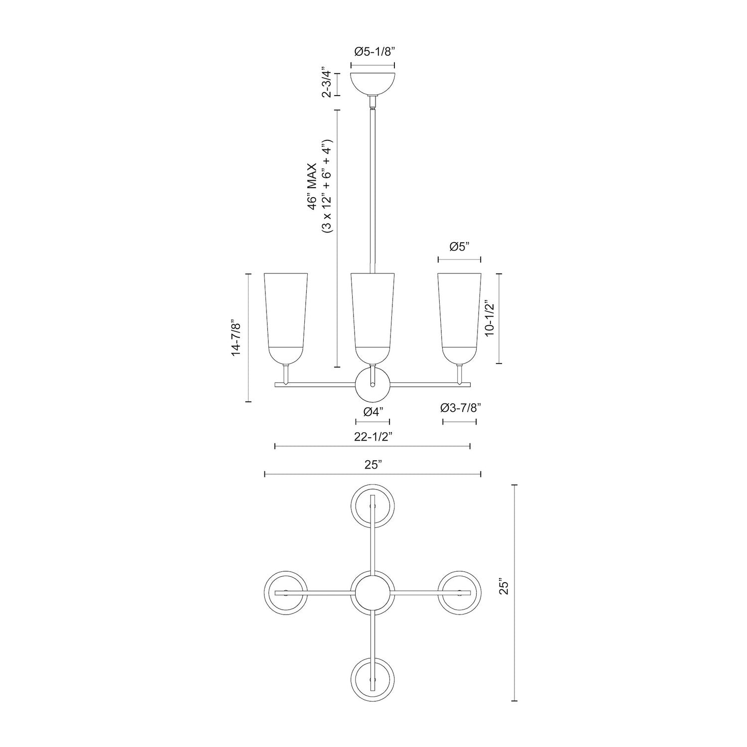 ALORA, EMIL CHANDELIERS, CHANDELIER LIGHT