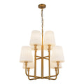 KUZCO LIGHTING INC, PLISSE CHANDELIERS, CHANDELIER LIGHT