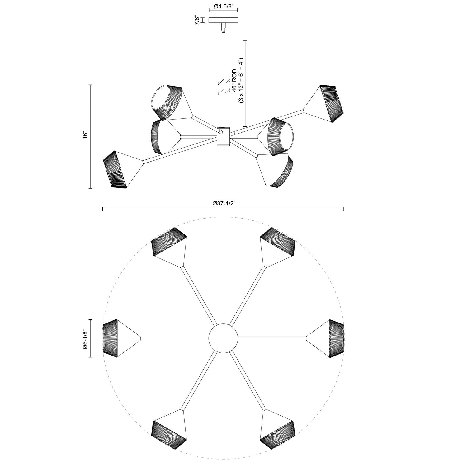 KUZCO LIGHTING INC, DAPHNE CHANDELIERS, CHANDELIER LIGHT