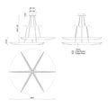 KUZCO LIGHTING INC, TACHI CHANDELIERS, CHANDELIER LIGHT