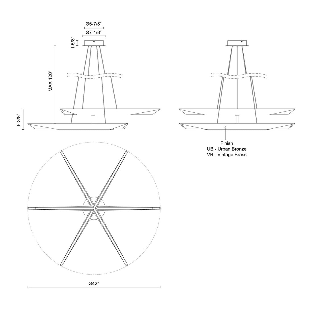 KUZCO LIGHTING INC CH64242-VB-UNV-010 3f2265f6-30c5-4745-bfdf-71aaf2130c37