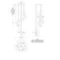 KUZCO LIGHTING INC, SCORPIO CHANDELIERS, CHANDELIER LIGHT