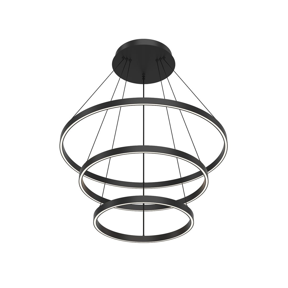 KUZCO LIGHTING INC, CERCHIO 3-TIER CHANDELIERS, CHANDELIER LIGHT