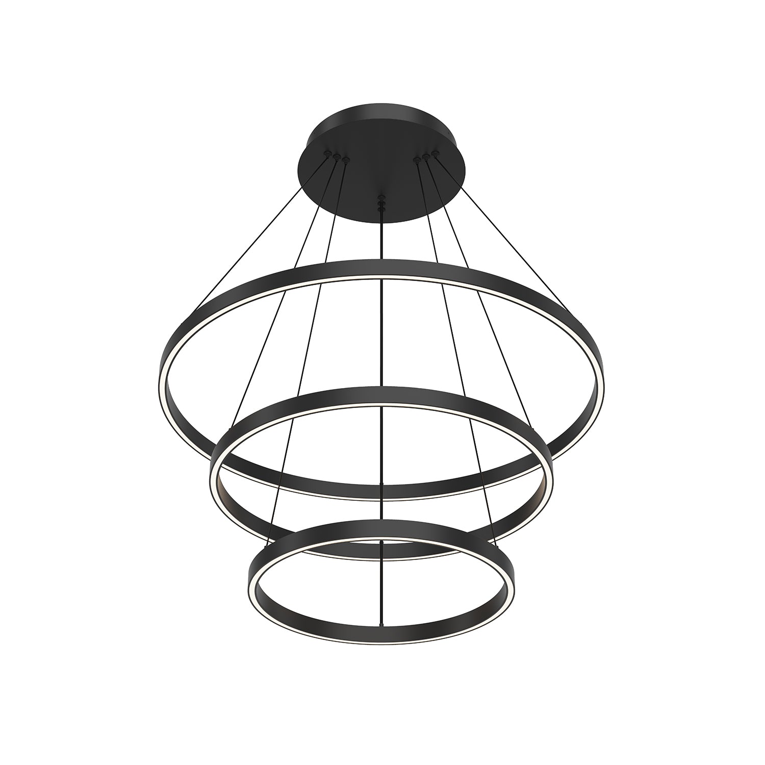 KUZCO LIGHTING INC, CERCHIO 3-TIER CHANDELIERS, CHANDELIER LIGHT