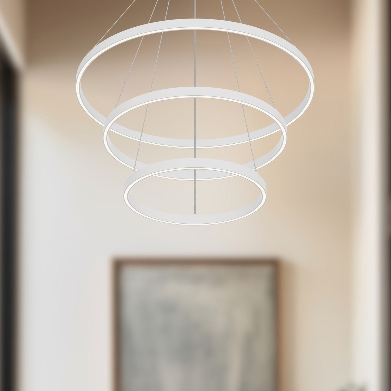 KUZCO LIGHTING INC, CERCHIO 3-TIER CHANDELIERS, CHANDELIER LIGHT