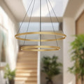 KUZCO LIGHTING INC, CERCHIO 2-TIER CHANDELIERS, CHANDELIER LIGHT