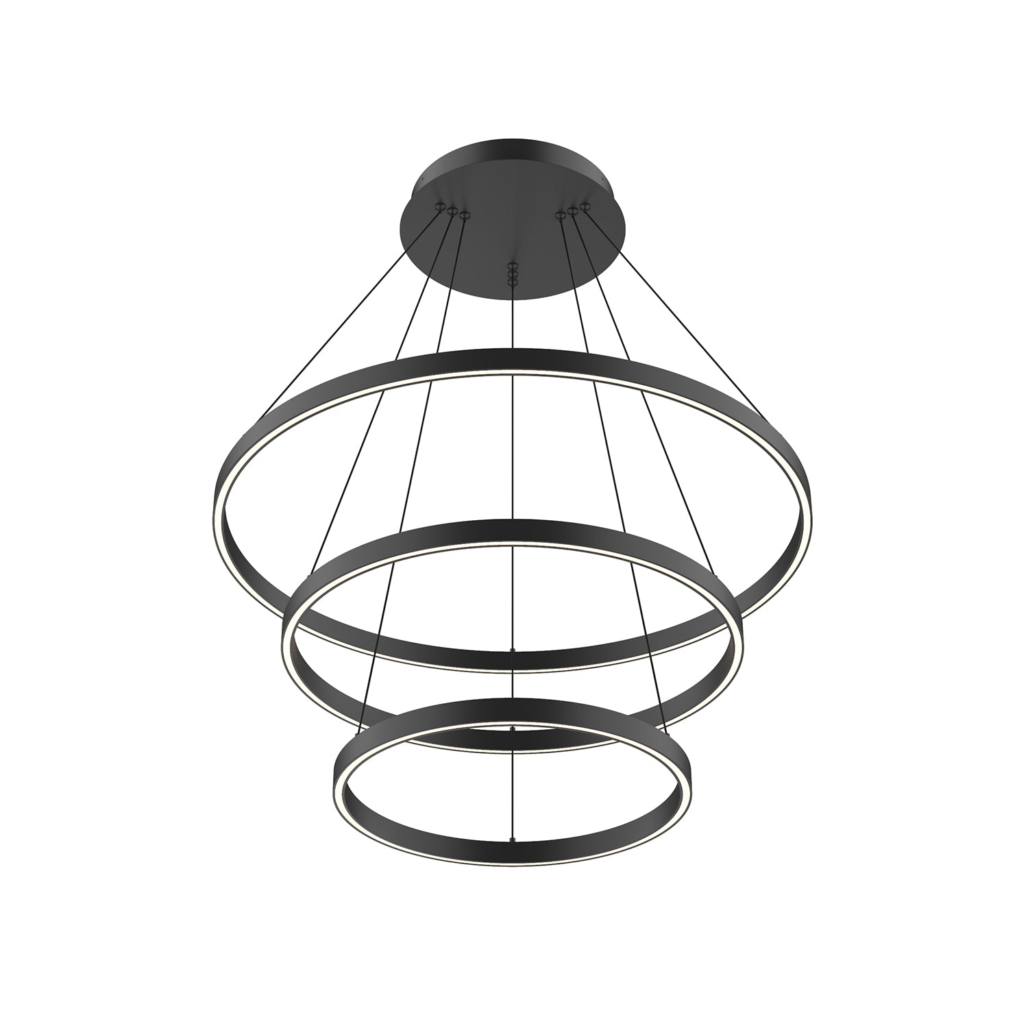 KUZCO LIGHTING INC, CERCHIO 3-TIER CHANDELIERS, CHANDELIER LIGHT