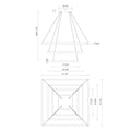 KUZCO LIGHTING INC, PIAZZA CHANDELIERS, CHANDELIER LIGHT