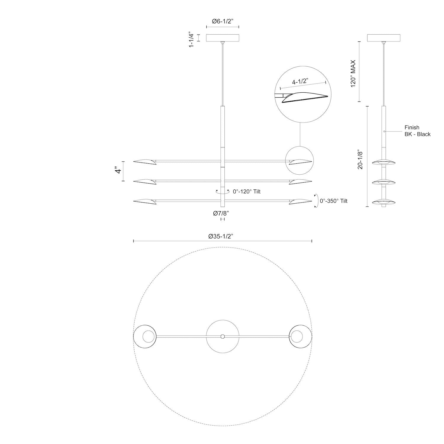 KUZCO LIGHTING INC, ROTAIRE CHANDELIERS, CHANDELIER LIGHT