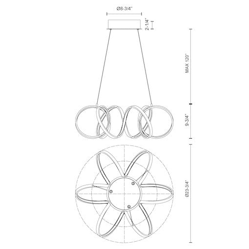 KUZCO LIGHTING INC, SYNERGY CHANDELIERS, CHANDELIER LIGHT