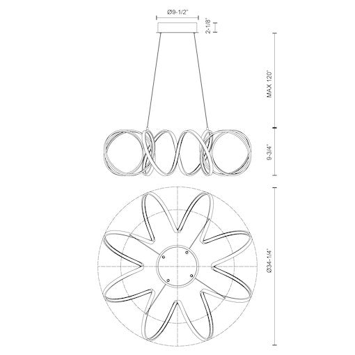 KUZCO LIGHTING INC, SYNERGY CHANDELIERS, CHANDELIER LIGHT