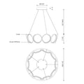 KUZCO LIGHTING INC, OROS CHANDELIERS, CHANDELIER LIGHT