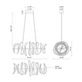 KUZCO LIGHTING INC, COLLIDE CHANDELIERS, CHANDELIER LIGHT