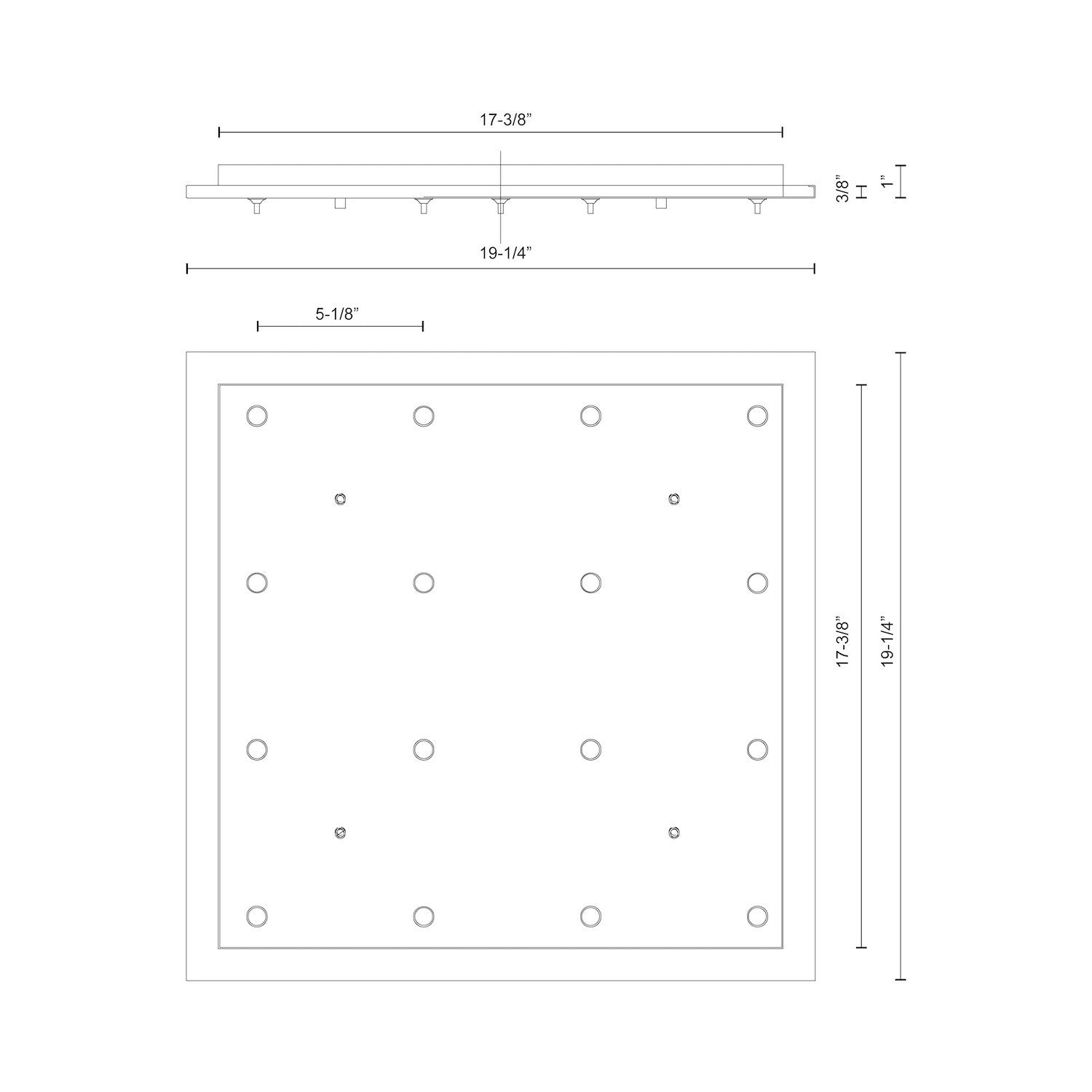 KUZCO LIGHTING INC CANOPY LED CANOPY - DO NOT SHOW ON WEBSITE