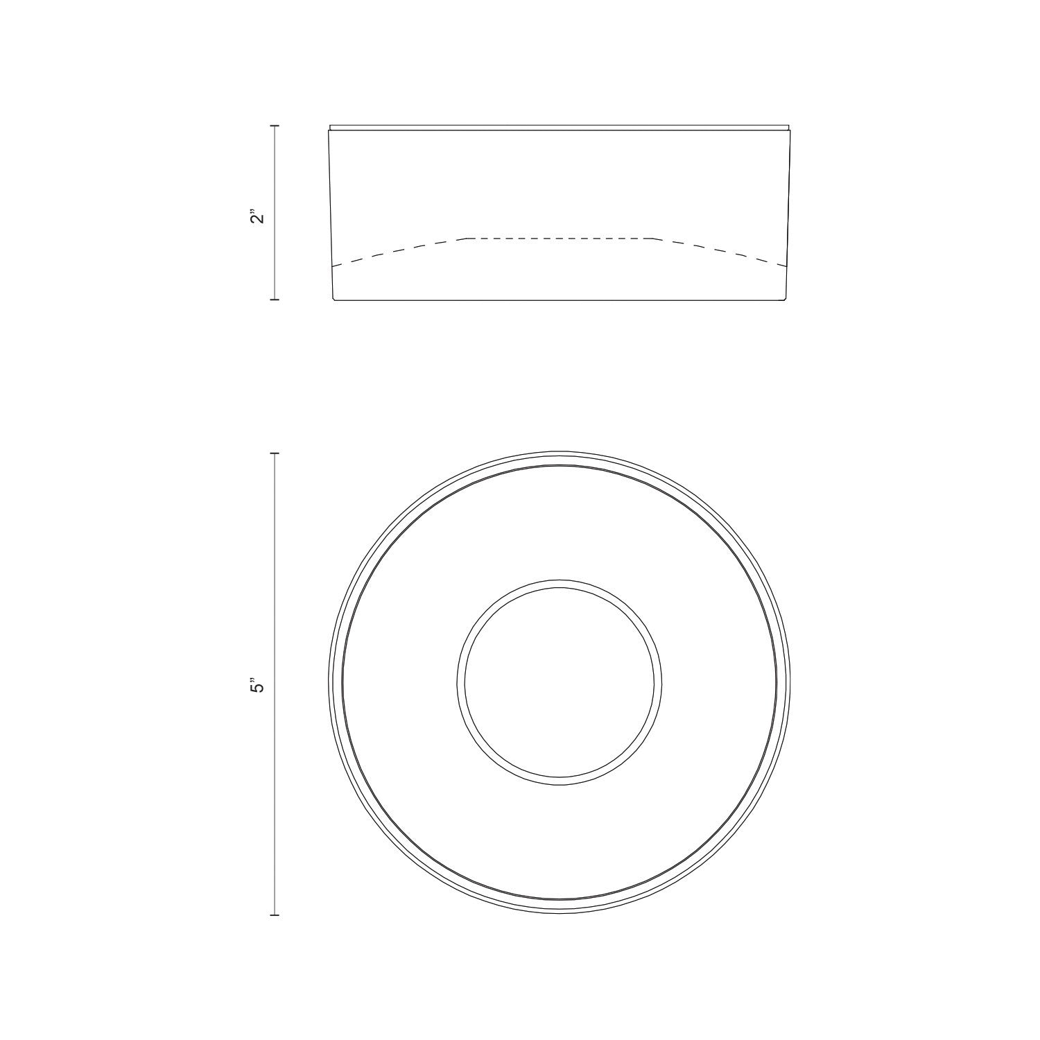 KUZCO LIGHTING INC TRENTON EXTERIOR CEILING - Ceiling