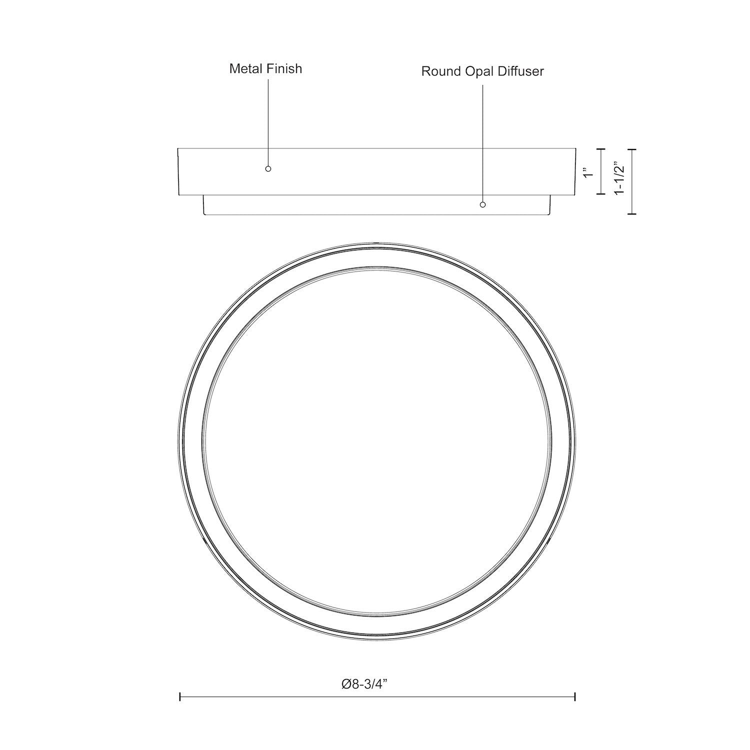 KUZCO LIGHTING INC EC44509-GY 3de2a33e-ec4c-4162-96d4-278a07573157