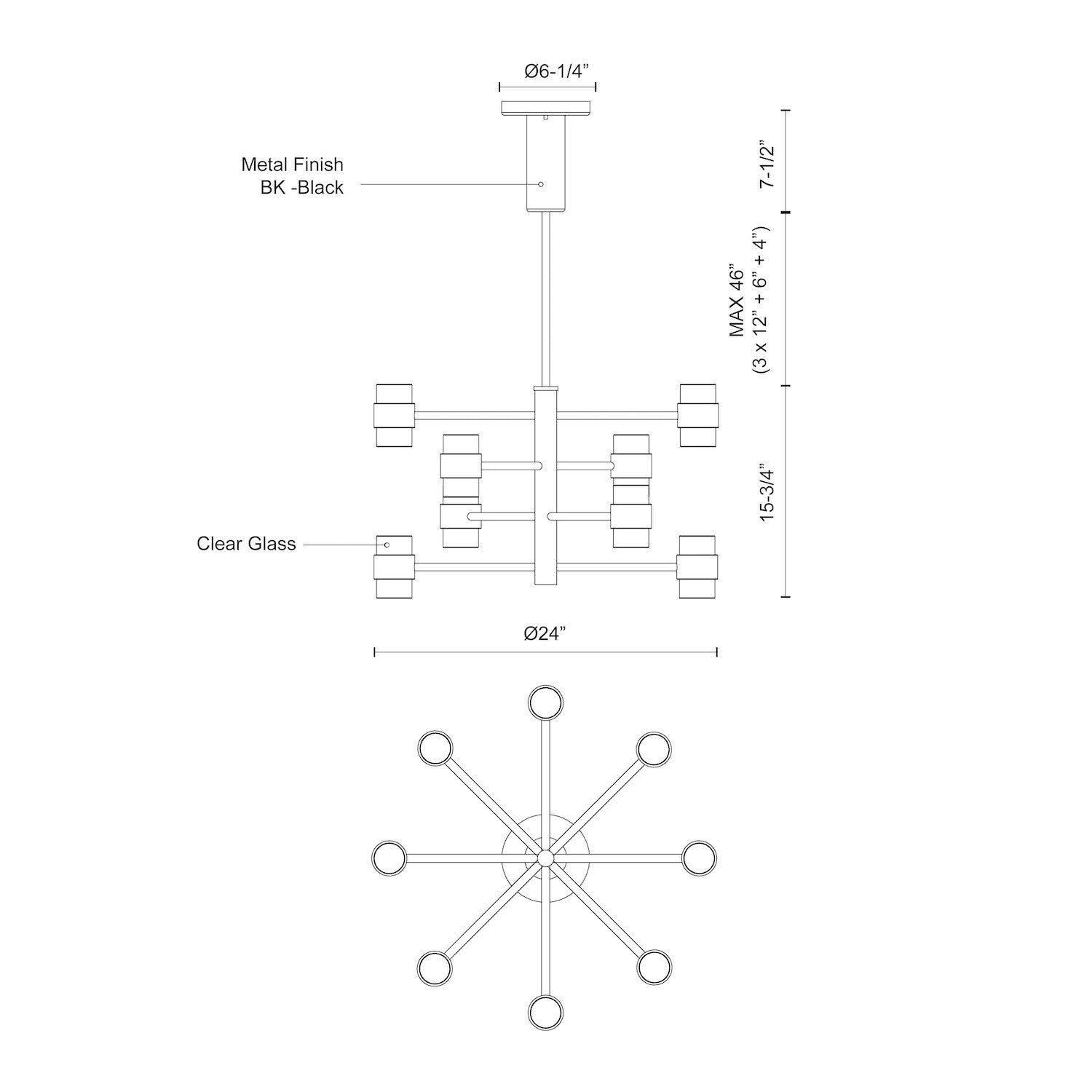KUZCO LIGHTING INC EP48232-BK 83314528-a2b1-4e2d-8476-983203075667