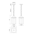 ALORA, LARCHMONT EXTERIOR PENDANTS, OUTDOOR CEILING LIGHTS
