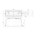 KUZCO LIGHTING INC, NEWPORT EXTERIOR WALL BOX, OUTDOOR WALL LIGHTS