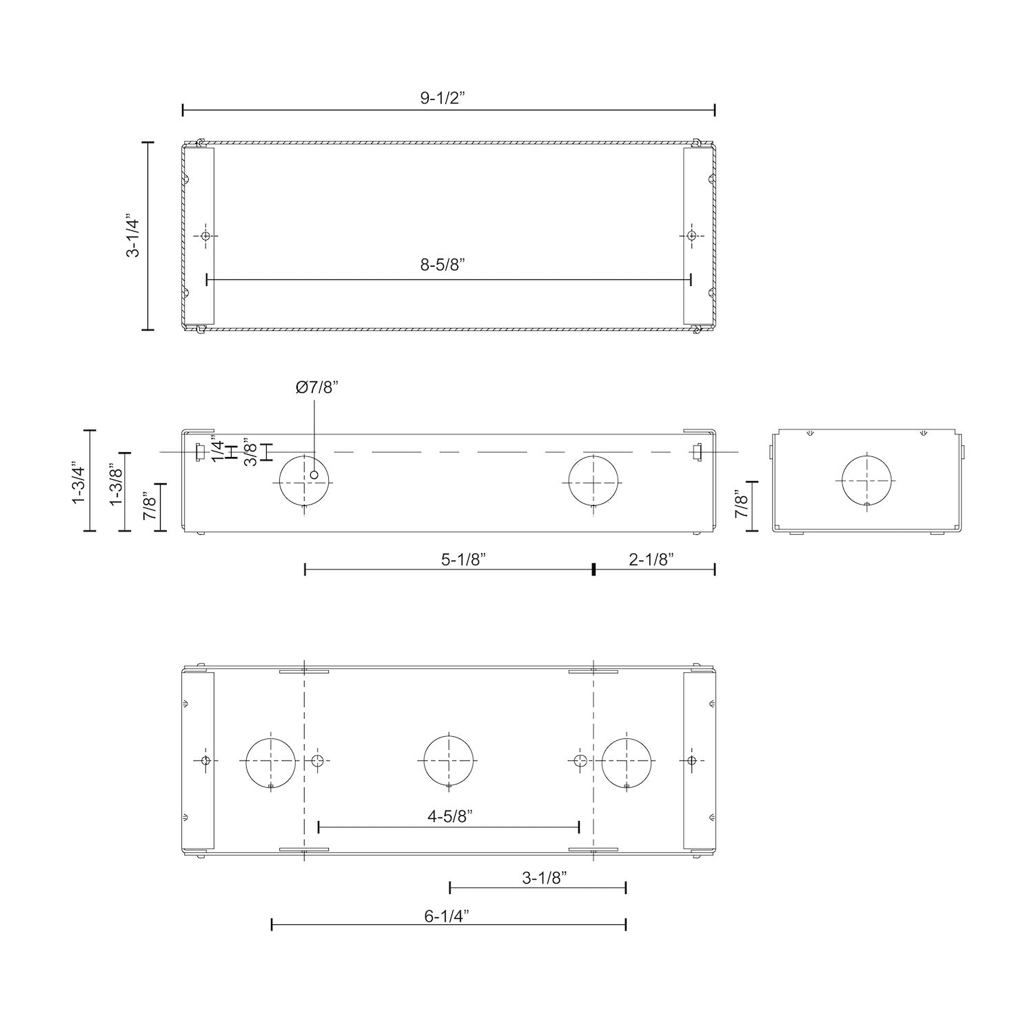 KUZCO LIGHTING INC, NEWPORT INTERIOR WALL BOX, WALL SCONCES