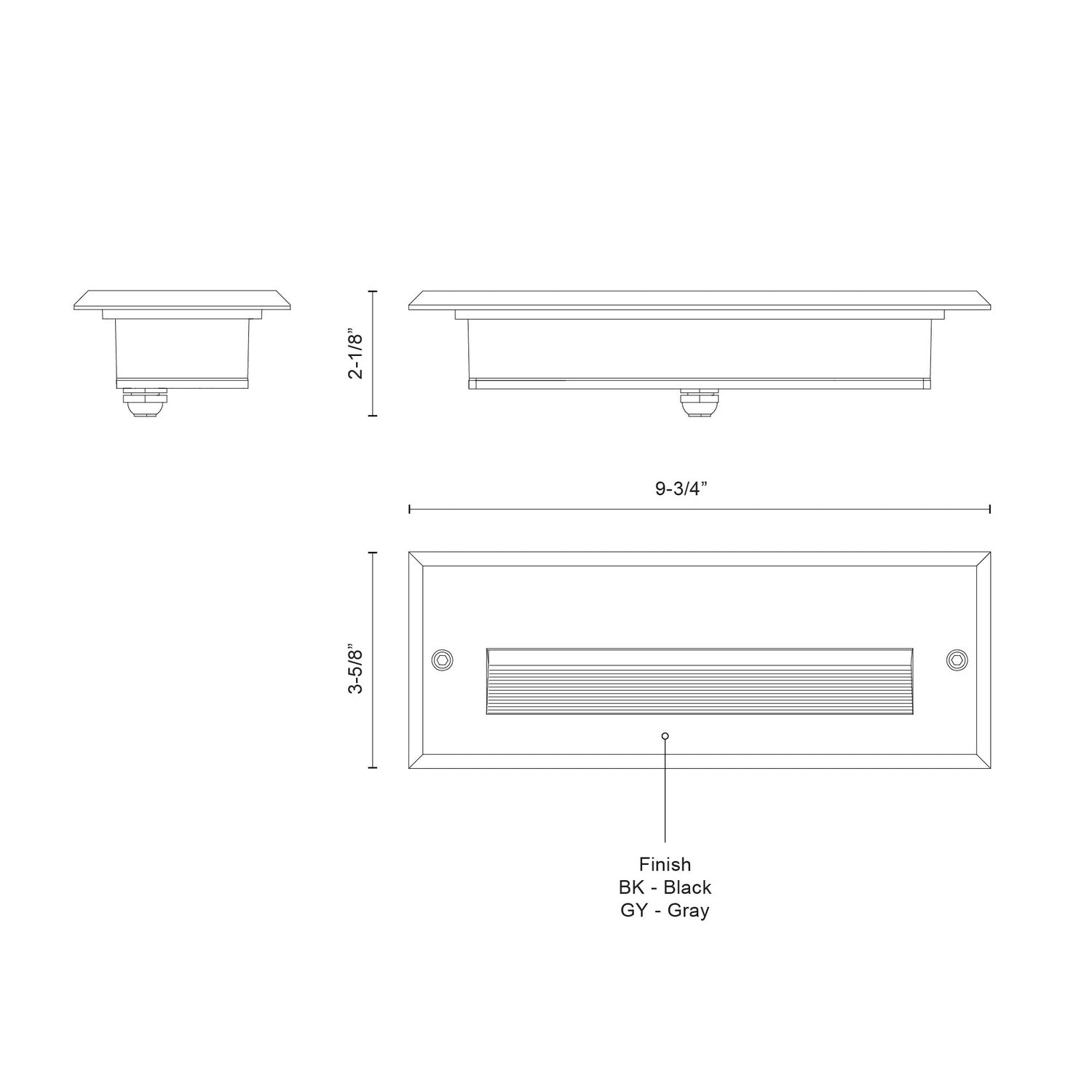 KUZCO LIGHTING INC, NEWPORT EXTERIOR WALL/STEP LIGHTS, LED STEP LIGHT