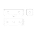 KUZCO LIGHTING INC, NEWPORT EXTERIOR WALL/STEP LIGHT BACK MBOX, LED STEP LIGHT