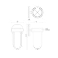 KUZCO LIGHTING INC DAVY EXTERIOR WALL SCONCES - Wall