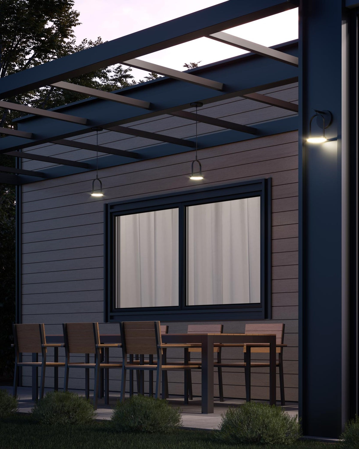 KUZCO LIGHTING INC, TREK EXTERIOR WALL SCONCES, OUTDOOR WALL LIGHTS