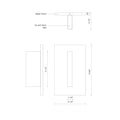 KUZCO LIGHTING INC, VISTA EXTERIOR WALL SCONCES, OUTDOOR WALL LIGHTS