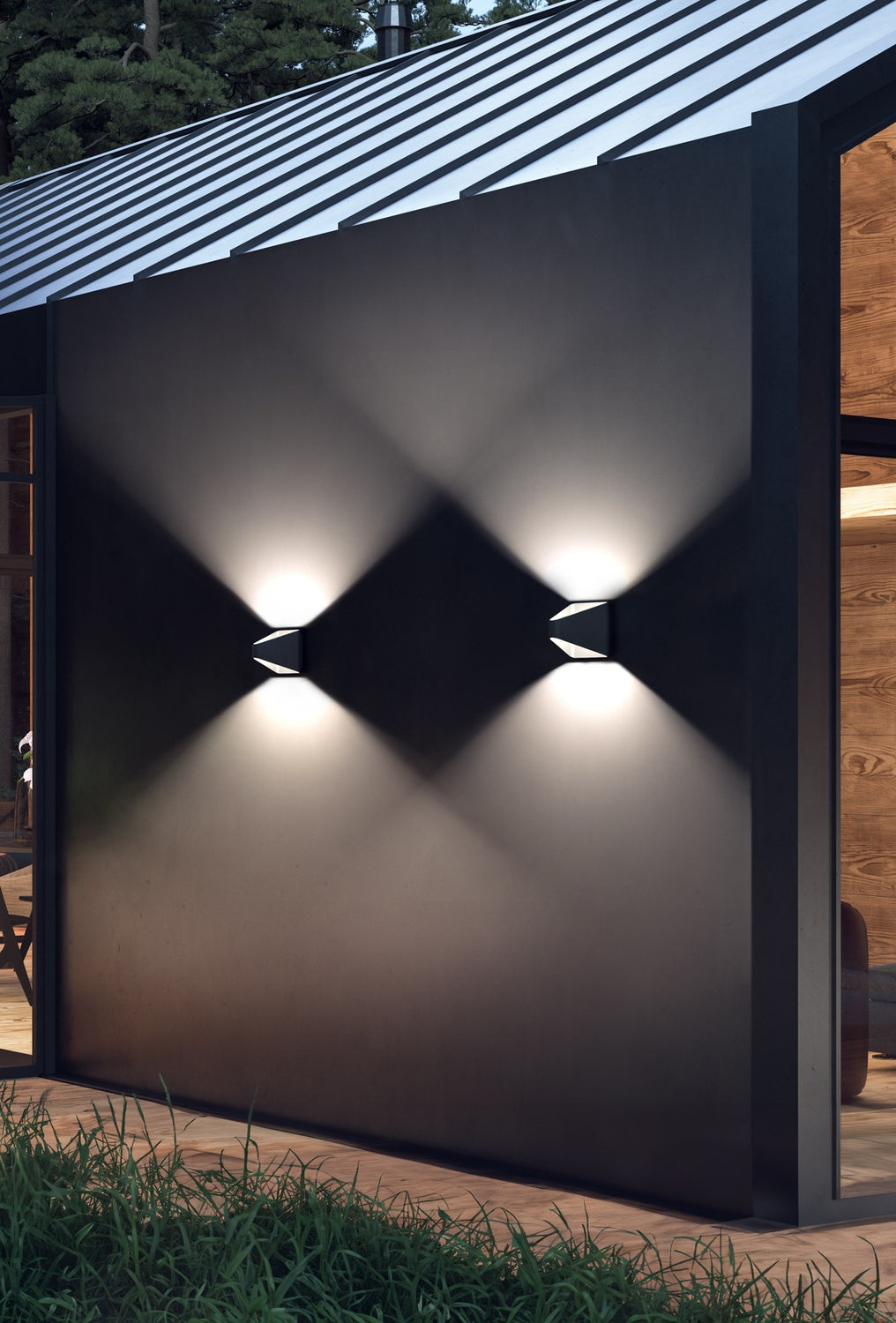 KUZCO LIGHTING INC, ELLIS EXTERIOR WALL SCONCES, OUTDOOR WALL LIGHTS
