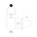 KUZCO LIGHTING INC, ELLIS EXTERIOR WALL SCONCES, OUTDOOR WALL LIGHTS